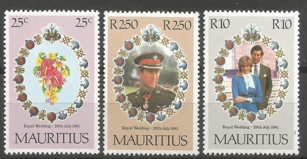 SŁAWNI LUDZIE MAURITIUS MI.516-518**