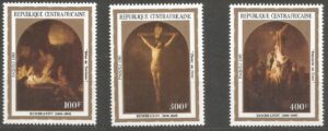 REMBRANDT CENTRALAN AFRYKA MI.935-937**