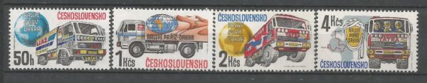 RAJD PARYŻ DAKAR CZECHOSŁOWACJA MI.2984-2987**