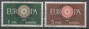 EUROPA CEPT HISZPANIA MI.1189-1190**