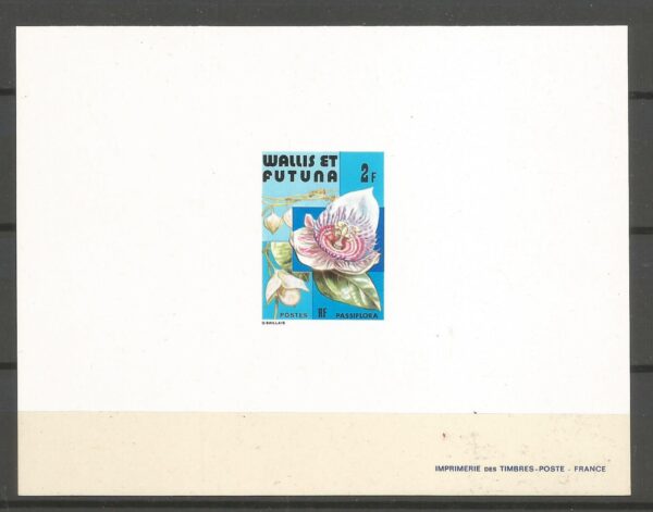 KWIATY  WALLIS ET FUTUNA MI.412** PRÓBY MINISTERIALNE