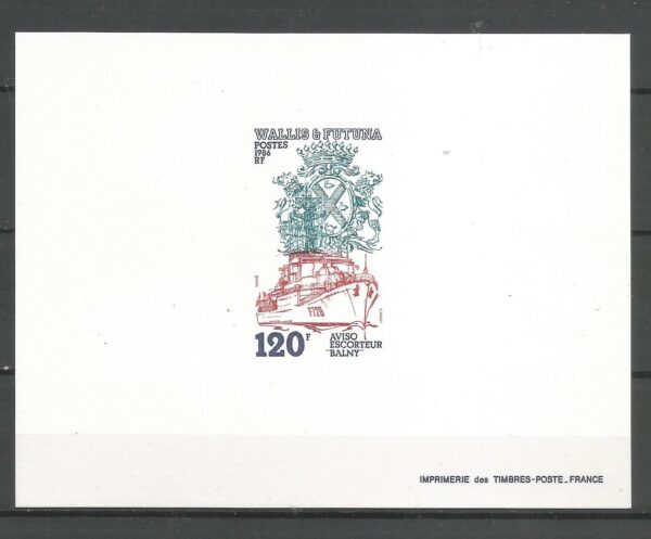 MARYNISTYKA WALLIS ET FUTUNA MI.516** PRÓBY MINISTERIALNE