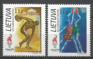 OLIMPIADA LETNIA LITWA MI.615-616**