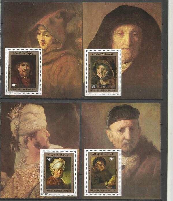 REMBRANDT MAURETANIA MI.BL.686-689 ** WYDANIE MINISTERIALNE