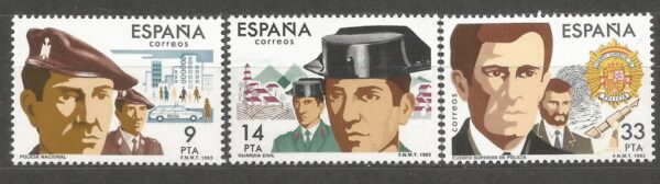 POLICJA HISZPANIA MI.2574-2576**