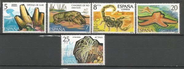 FAUNA MORSKA HISZPANIA MI.2423-2427**