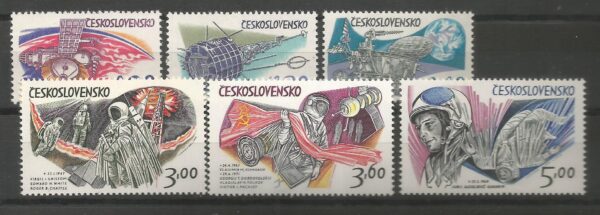 LOT W KOSMOS CZECHOSŁOWACJA MI.2132-2137**