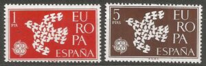 EUROPA CEPT HISZPANIA MI.1266-1267**