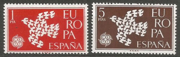 EUROPA CEPT HISZPANIA MI.1266-1267**
