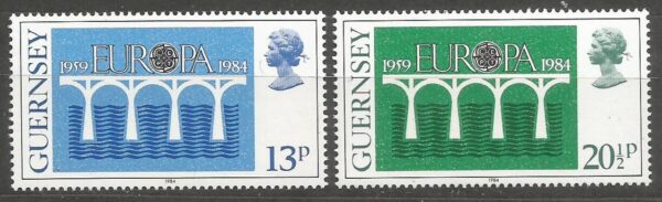 EUROPA CEPT GUERNSEY MI.286-287**