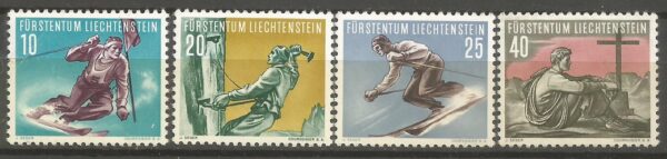 SPORT LIECHTENSTEIN MI.334-337**