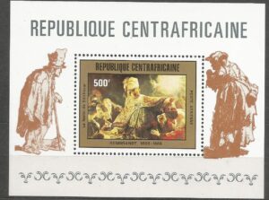 REMBRANDT CENTRALAN AFRYKA MI.BL.114**