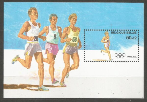 OLIMPIADA LETNIA BELGIA MI.BL.58**