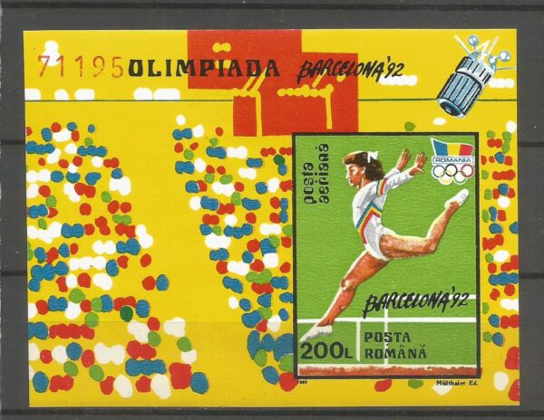 OLIMPIADA LETNIA RUMUNIA MI.BL.275**