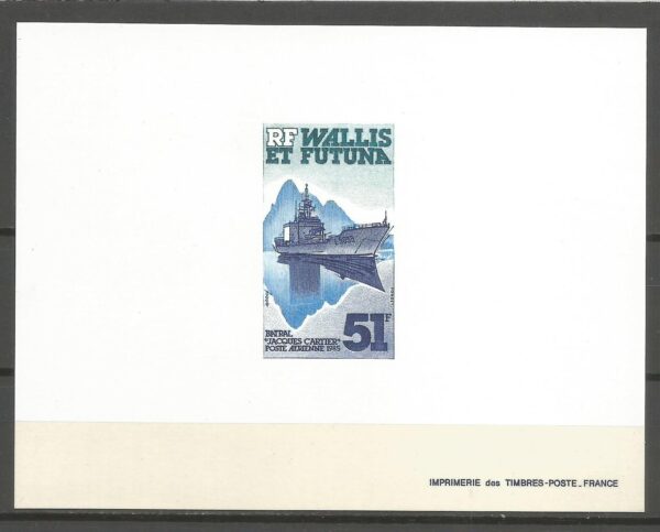 MARYNISTYKA WALLIS ET FUTUNA MI.493** PRÓBY MINISTERIALNE