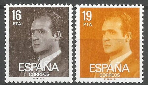 KRÓL JUAN CARLOS HISZPANIA MI.2450-2451**