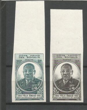 SŁAWNI LUDZIE SOMALIA MI.276-277A**CIĘTE