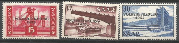PRZEMYSŁ NIEMCY SAARA MI.362-364**