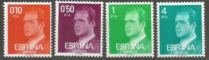 KRÓL JUAN CARLOS HISZPANIA MI.2279-2282**
