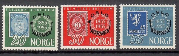 DZIEŃ ZNACZKA NORWEGIA MI.393-395**