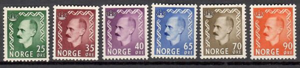 SŁAWNI LUDZIE NORWEGIA MI.396-401**
