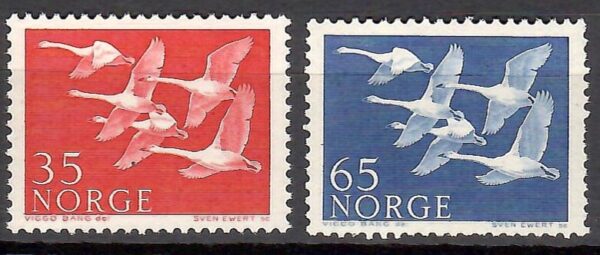PTAKI NORWEGIA MI.406-407**