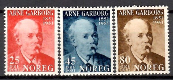 SŁAWNI LUDZIE NORWEGIA MI.369-371**