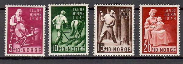 ROBOTNICY NORWEGIA MI.299-302**