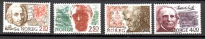 SŁAWNI LUDZIE NORWEGIA MI.954-957**