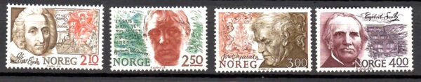 SŁAWNI LUDZIE NORWEGIA MI.954-957**