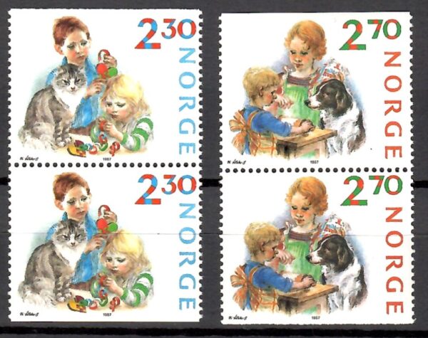 DZIEŃ DZIECKA NORWEGIA MI.984-985**