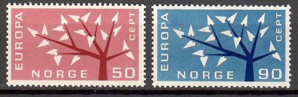EUROPA CEPT NORWEGIA MI.476-477**