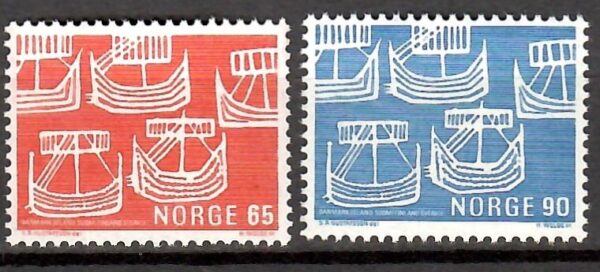 POCZTA NORWEGIA MI.579-580**