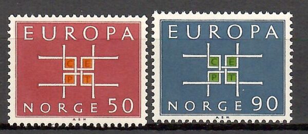 EUROPA CEPT NORWEGIA MI.498-499**