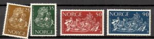 WALKA Z GŁODEM NORWEGIA MI.487-490**