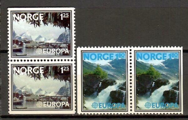EUROPA CEPT NORWEGIA MI.742-743 DO,DU**