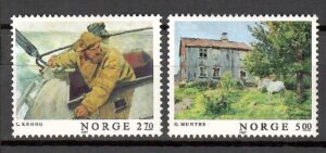 MALARSTWO NORWEGIA MI.979-980**