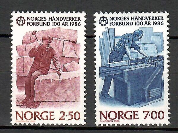 ROBOTNICY NORWEGIA MI.944-945**