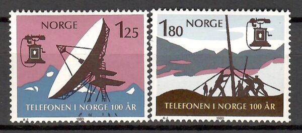 TELEKOMUNIKACJA NORWEGIA MI.815-816**