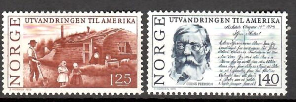 SŁAWNI LUDZIE NORWEGIA MI.707-708**