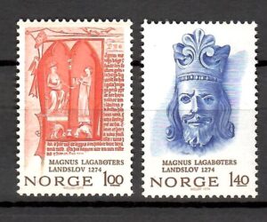 SŁAWNI LUDZIE NORWEGIA MI.683-684**