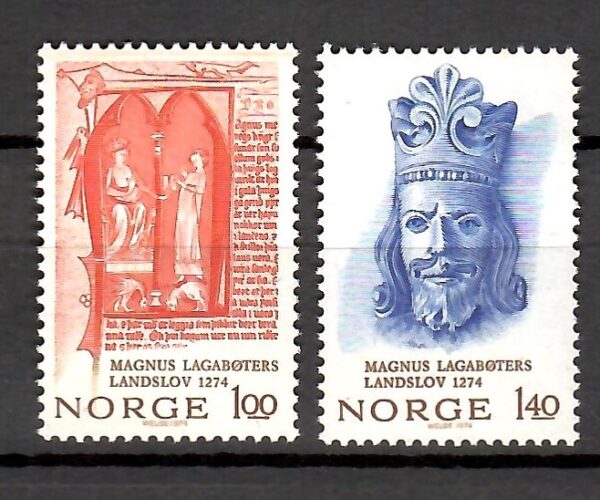 SŁAWNI LUDZIE NORWEGIA MI.683-684**