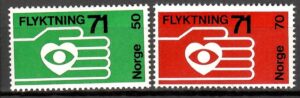 DZIEŃ UCHODŹCY NORWEGIA MI.623-624**