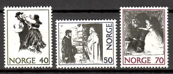MALARSTWO NORWEGIA MI.630-632**