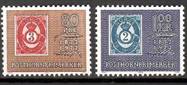 DZIEŃ ZNACZKA NORWEGIA MI.637-638**