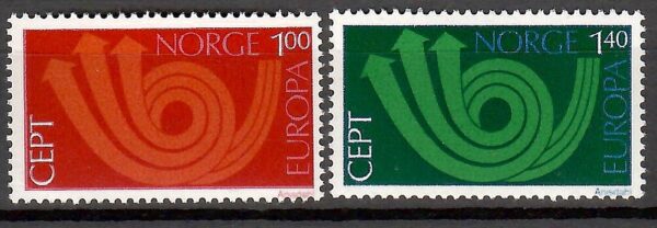 EUROPA CEPT NORWEGIA MI.660-661**