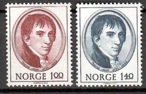 SŁAWNI LUDZIE NORWEGIA MI.666-667**