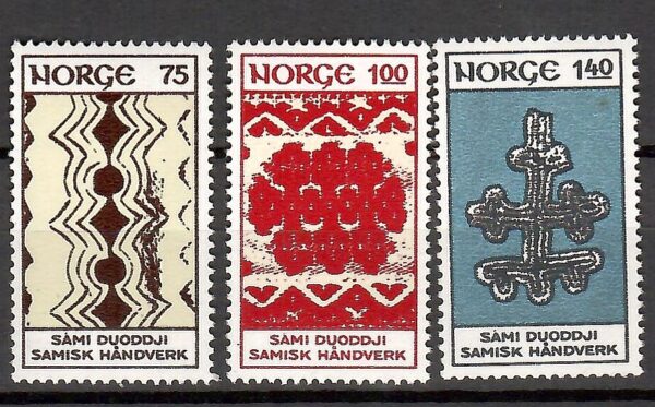 SZTUKA NORWEGIA MI.668-670**