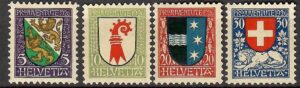 HERBY SZWAJCARIA MI.218-221**