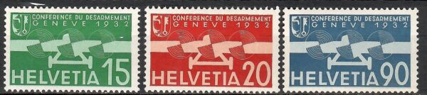 LOTNICTWO SZWAJCARIA MI.256-258**